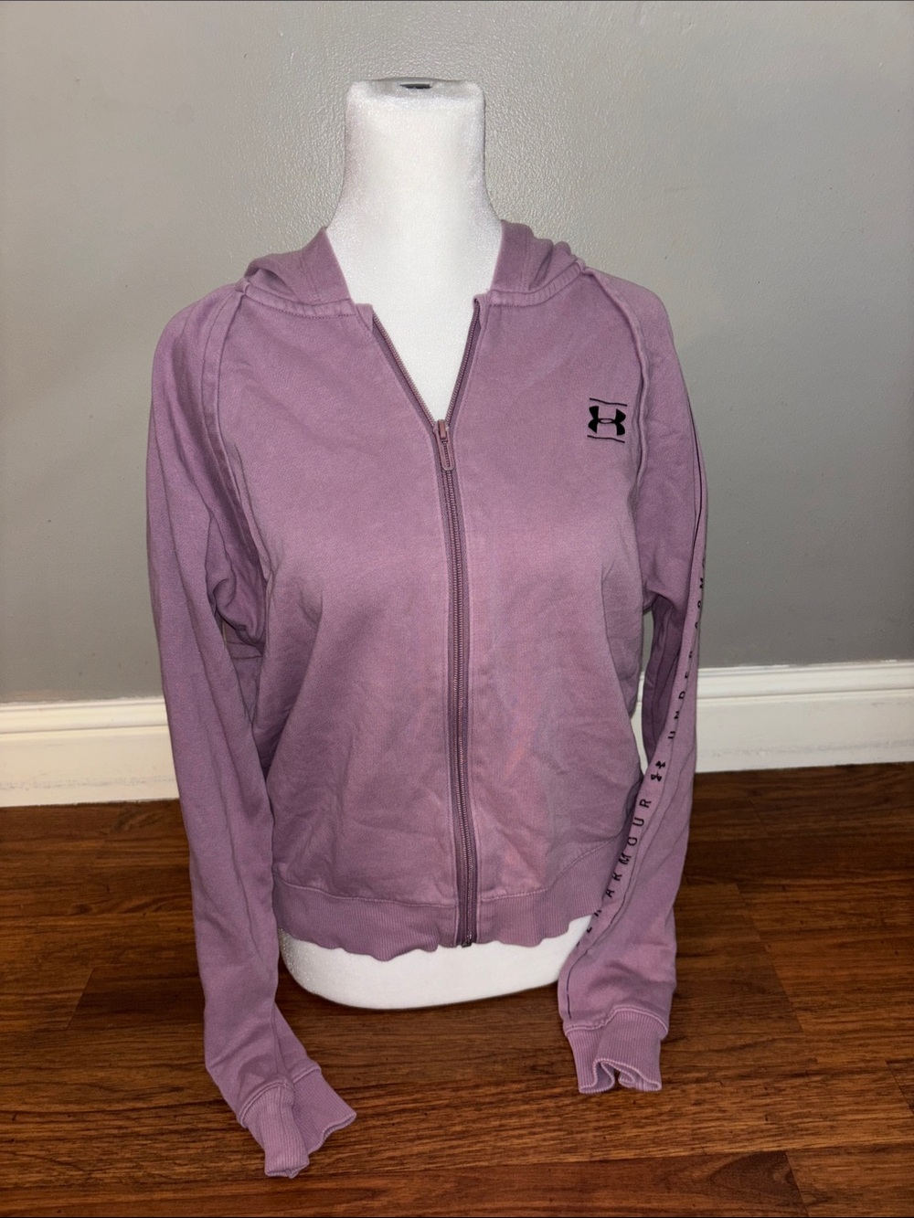 Under Armour Lavender Full-Zip Hooded Jacket